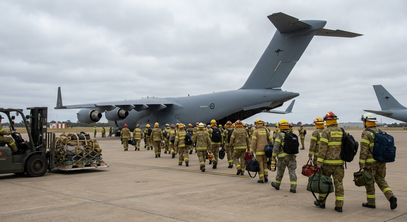 Australia and New Zealand Send Record Number of Firefighters to Aid U.S. Efforts