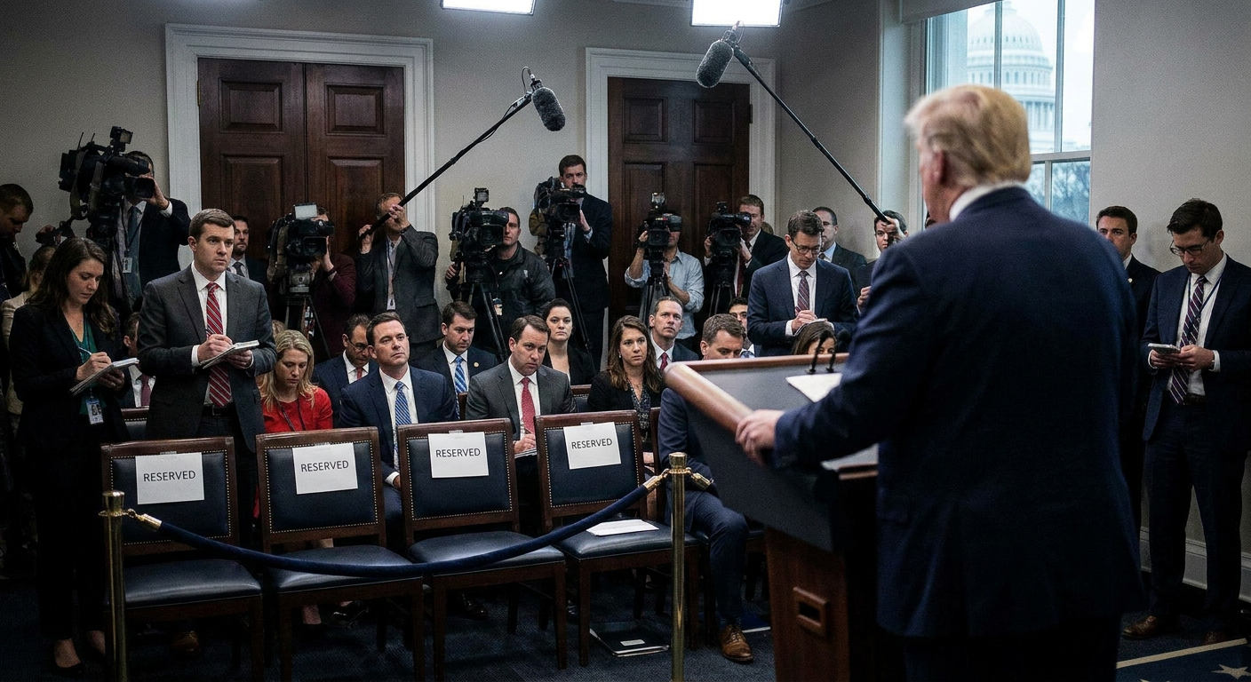 President Trump Bans Three News Outlets Following Legislative and Court Rebukes