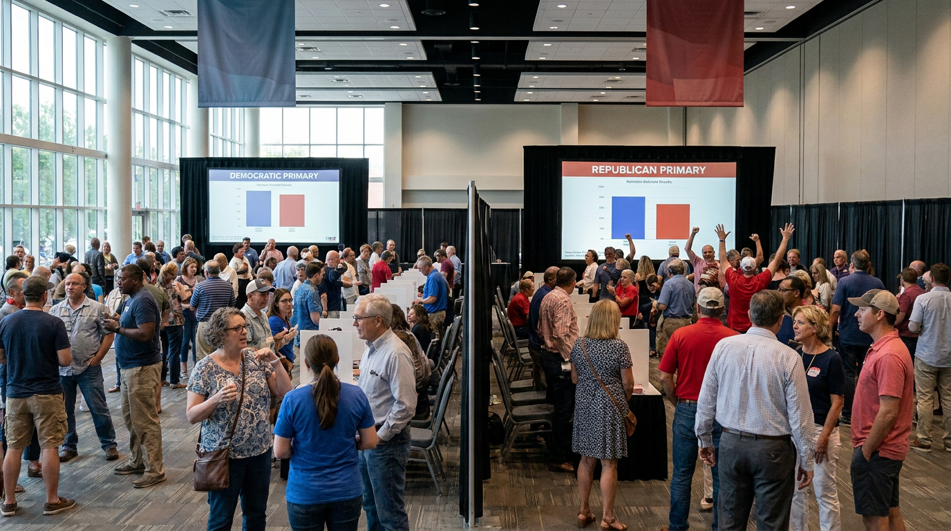 Primary Results Show Split Vigor in Democratic and Republican Factions