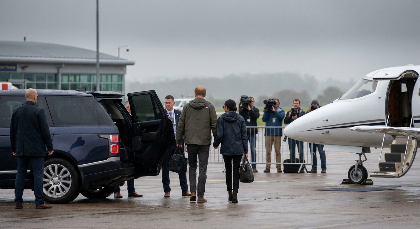 Prince Harry and Meghan arrive in UK for permanent relocation