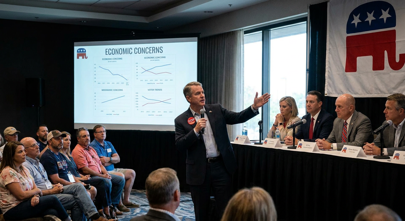 Republican Pollster Outlines GOP Midterm Strategy Amid Rising Costs