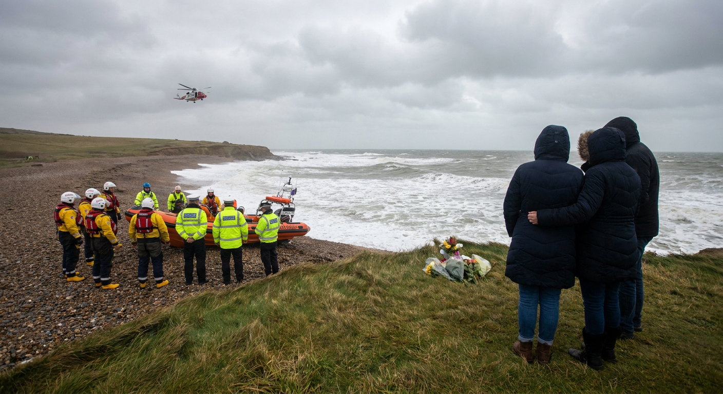 Three members of Palestinian-British family die in coastal accident in England