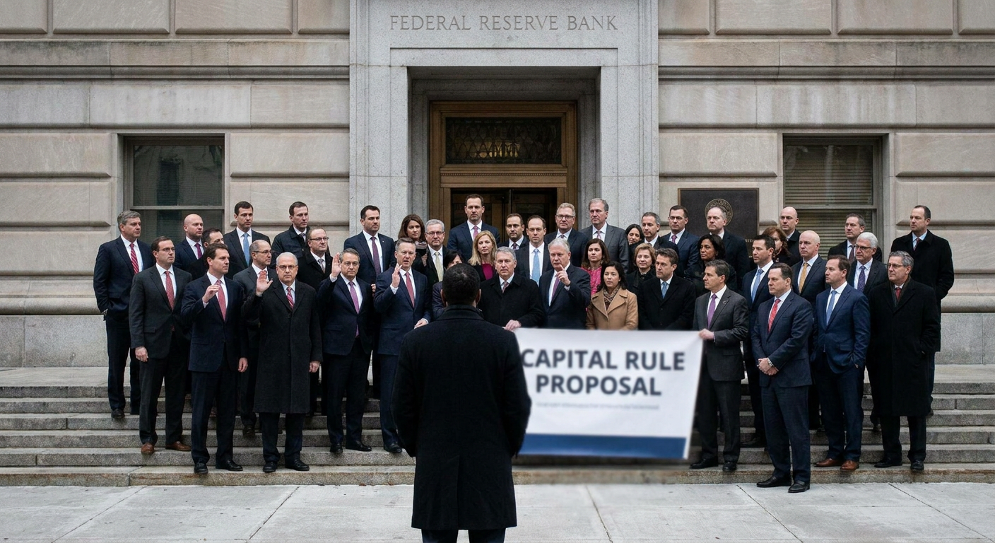 U.S. Banks Dispute Federal Reserve Capital Rule Change as Deadline Approaches