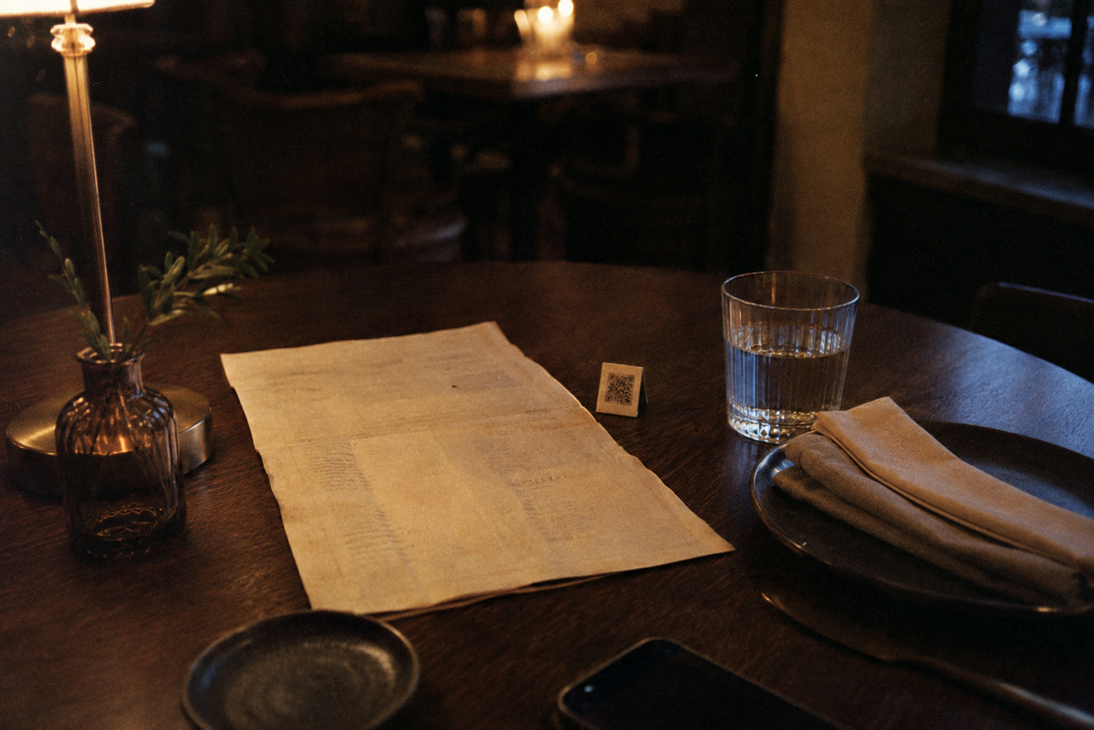THE FUTURE OF DINING: The Menu Wants Your Phone Back